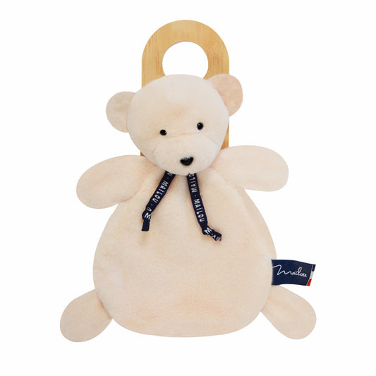 Doudou Ours Dorlotin - Ivoire - Made in France