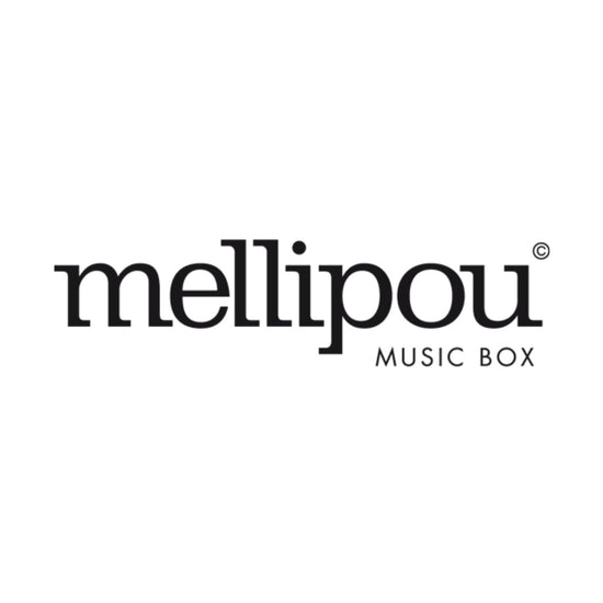Logo marque française Mellipou coussins musicaux musiques modernes